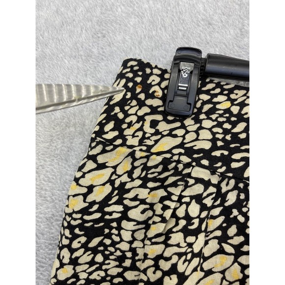 Yaly Couture Women's A Line Skirt Tulip Animal Print Lined Pleat Size Small - Picture 6 of 10